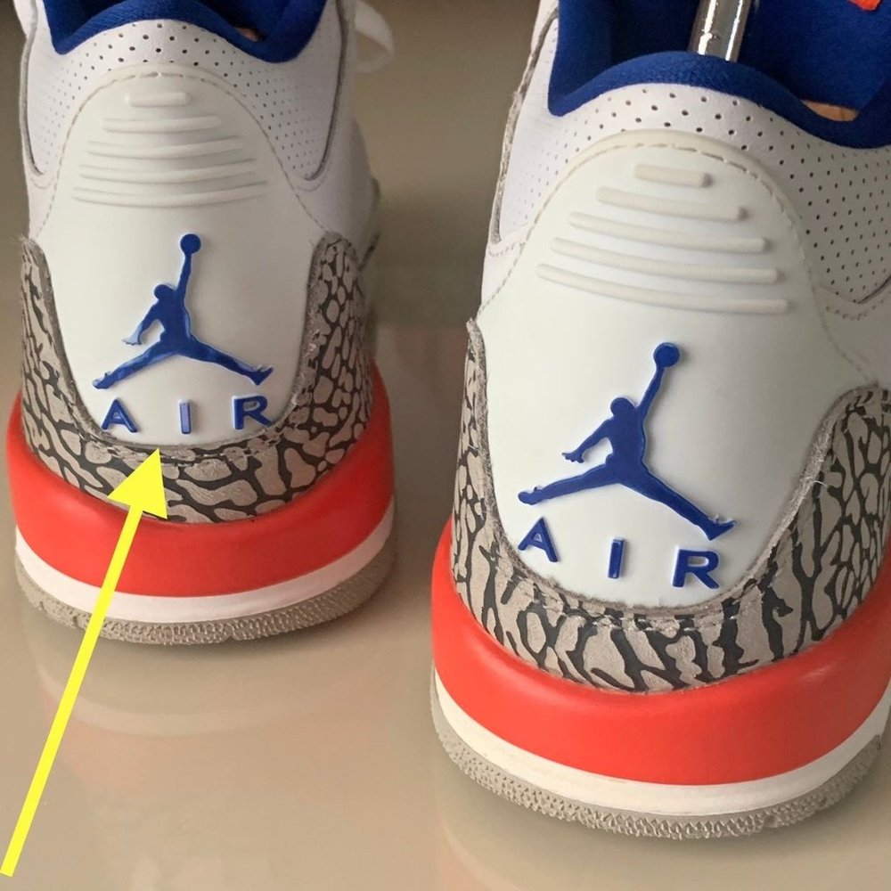 🚫SOLD•🅰️TX🚫 Air Jordan 3 Retro Knicks Size 6.5Y - Picture 7 of 11